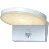 RABALUX 77120 Batida vonkajšie nástenné svietidlo so senzorom LED 9W/950lm 2700+4000+6500K IP54 biela