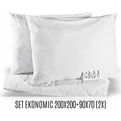 EMI Set predĺženej prikrývky a vankúša Ekonomic 140x220 70x90