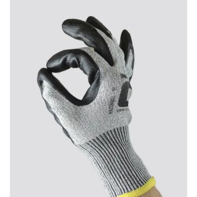 Protiporézne pracovné rukavice Cerva RAZORBILL, protiporéz C, šedé 11