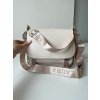 Béžová crossbody kabelka Laura Biaggi – praktická kabelka na rameno