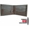 RFID kožená peňaženka v hnedej farbe vybavená blokáciou RFID / NFC, č.8552