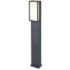 LUTEC 7193004118 QUBO exteriérový záhradný stĺpik LED 17W 1000lm 3000K IP54 tmavá šedá, pohybový senzor