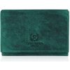 Kožená vintage peňaženka PAOLO PERUZZI zelená T-33-GR
