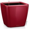Kvetináč Lechuza Quadro 21 (20cm) Barva: Scarlet kompletný set