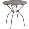 HAPPY GREEN Stôl záhradný oceľový ROUND dia 70 x 72 cm