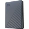 WD My Passport WDBY3J0060BGY - Pevný disk - šifrovaný - 6 TB - externí (přenosný) - USB 3.2 Gen 1 - AES 256 bitů - silikonová šedá