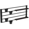 Luminex Nástenná polica s kvetináčmi a LED osvetlením SHELF 50x118 cm čierna/borovica LU0322 + záruka 3 roky zadarmo