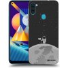 Picasee silikónový čierny obal pre Samsung Galaxy M11 - Astronaut