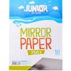 Dekoračný papier A4 lesklý strieborný 250 g sada 10 ks