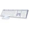 CONNECT IT Combo bezdrátová klávesnice + myš, 2,4GHz, USB, CZ + SK layout, šedo-bílá CKM-7510-CS