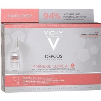 Vichy Dercos Aminexil Clinical 5 Mult-Targed Anti-Hair Loss Treating Care pre ženy 21 x 6 ml