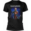 Iron Maiden Axe Eddie Book of Souls European Tour V.2 (Back Print) Black M Tričko