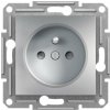 Schneider Electric Slovakia spol. s r.o. Asfora EPH2800261 - zásuvka 1x2P+PE s clonkami - aluminium