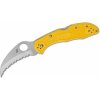 Spyderco C106SYL2 Tasman Salt 2 vreckový nôž 7,4 cm, žltá, FRN