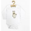 Dojčenské body s dlhým rukávom New Baby Polar Bear 68 (4-6m)
