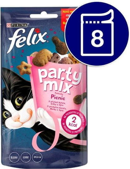 Felix PARTY MIX Picnic Mix 8 x 60 g