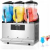 SucceBuy Slushy Maker 12Lx3 Komerčný stroj na výrobu snehovej zmrzliny