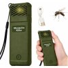 Odpudzovač komárov USB zelený (Prenosný odpudzovač hmyzu s nabíjaním USB-C a 6 náplňami pre ochranu doma aj v prírode)