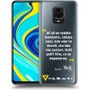 Picasee silikónový prehľadný obal pre Xiaomi Redmi Note 9 Pro - Kazma - SVĚT PATŘÍ TĚM, CO SE NEPOSEROU