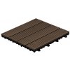 Home Deluxe WPC dlaždice s imitáciou dreva Bavaro (1m², tmavohnedá) (100397776)