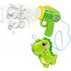 Bublifuk pištoľ s externou nádržkou dinosaurus 280 ml 15 cm