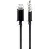 PREMIUMCORD Apple Lightning audio redukční kabel na 3.5 mm stereo jack, 1 m, černý