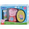 PEPPA PIG - darčeková sada Sprchový gél a šampón 2v1 400ml + umývacia huba + bublifuk