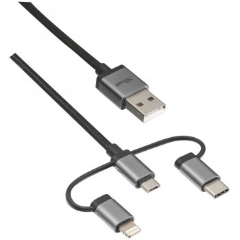 TRUST 22693micro/USB-C/Lightning, 1m