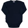 Dojčenské body celorozopínacie New Baby Classic II tmavo modré 50