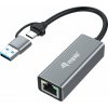 Equip Adaptér USB Adaptér Equip USB-C -> RJ45 10/100/1000/2500 Mbps + USB-A
