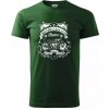 Indian Motorycle Club - Tričko extra veľké (5-8XL) - 5XL ( Fľaškovozelená )