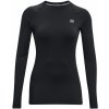Dámske kompresné tričko s dlhým rukávom Under Armour CG AUTHENTICS CREW W čierne 1368701-001 - L