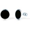 Savicki manžetové gombíky achát SAVU141AGKSW1 čierné