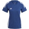 Dámske tričko adidas Tiro 24 Sweat modro-biele IR9354 2XL