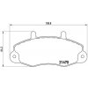 Sada brzdových platničiek kotúčovej brzdy BREMBO P 24 032