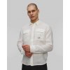 Pánska ľanová Košeľa C.p. Company Linen Shirt Biela