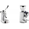 La Pavoni Stradivari Lusso + Rocket Espresso FAUSTO 2.1, chrome