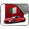 Sablio Obal na notebook Ferrari talianska vlajka na červenom bloku - 13