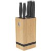 Berlingerhaus Bamboo so stojanom Anthracit 6 ks