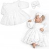 Sukničkobody s volánikom + čelenka, Laura, Madeira, 2D sada, biele 86 (12-18m)
