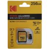 Rýchla pamäťová karta Kodak 256GB microSD SDXC UHS-I U3 V30 A1 4K + Adaptér