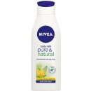 Nivea Pure & Natural výživné telové mlieko pre veľmi suchú pokožku 400 ml