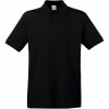 Fruit of the Loom polokošile Premium polo krátký rukáv COT-16321800201 černé