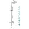 Novaservis Ferro Ciriculus - Sprchový set s batériou, priemer 25 cm, chróm - NP85-BCK7U
