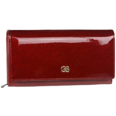Barebag GROSSO kožená dámska peňaženka RFID v darčekovej krabičke červená