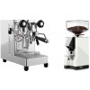 Lelit MaraX3 PL62X3, stainless steel + Eureka Mignon Silenzio 55, CR white