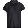 SOL's Collection Polokošile Pulse Women, piqué, krátký rukáv, dámská COT25450100202-black M Černá