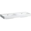 Laufen Pro S - Dvojumývadlo, 120x47 cm, bez otvoru na batériu, s LCC, biela H8149664001091