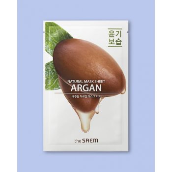 The Saem Natural Argan Mask Sheet Textílna maska 21 ml