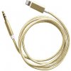 Zlatý Lightning na 3,5mm jack 1M kábel (E)